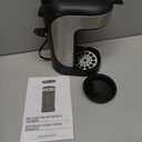 BELLA (14436) One Scoop One Cup Coffee Maker, Black and Stainless Steel, 1.97lbs