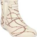 LONDON FOG Womens Piccadilly Rain Boot WHITE-CHAIN size 8