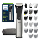 Norelco Philips All-in-One 7000 Series 23-Piece Trimmer - Electric Shaver and Clipper for Face, Beard, Head & Body, Self-Sharpening Titanium Blades, 26 Length Settings (0.5-16 mm), MG7970/49