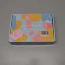 Blonde Wig for Women Long Straight Layered Wigs with Bangs 24 Inches Ombre Blonde Wig with Dark Roots Synthetic Wigs for White Women Natural Looking Hair Replacement Wig for Girls Daily Party Use