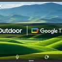 SYLVOX 65 Inch Outdoor Smart Television Weatherproof Google TV, 4K 700NIT High Brightness Temperature Resistant IP55 Waterproof TVs, Anti-Scratch, Suitable for Partial Sun (Patio Series)