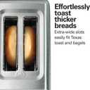 Hamilton Beach 2 Slice Toaster with Extra-Wide Slots, Bagel Setting, Toast Boost, Slide-Out Crumb Tray, Auto-Shutoff & Cancel Button, Defrost Function, Stainless Steel (22794)