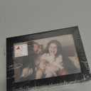 decorUhome Triple 6x4 Picture Frame Horizontal, Engineered Wood Trifold Photo Frame with Plexiglass for Tabletop Display, 6x4, Black