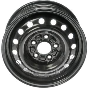 Dorman 939-196 15 x 6 In. Steel Wheel Compatible with Select Hyundai / Kia Models, Black
