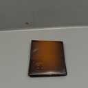 BULLCAPTAIN RFID Wallets for Men Slim Bifold Genuine Leather Front Pocket Wallet with 2 ID Windows QB-05 (Brown)