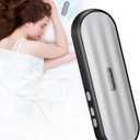 Under Pillow Bluetooth Speaker for Sleep: Private Bone Conduction Portable Speaker with White Noise - 20-Hour Battery Life for Soothing Sleep Sound (Black)