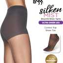L'eggs Silken Mist Women's Run Resist, Control Top, Sheer Toe, Ultra Sheer Tights