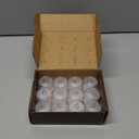 SupBri 12 Pack Flameless Tea Lights Candles Battery Operated, Crystal Led Tealight Candles,Votive Electric Fake Candles for Valentines Wedding Diwali Christmas Decorations