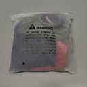 GiLi 6 Pack Wide Headbands for Women Non Slip Soft Elastic Hair Bands Yoga Running Sports Workout Gym Head Wraps, Knotted Cotton Cloth African Turbans Bandana (with 6 Pcs Hair Ties) (6 Color (Black+Brown+Red+Green+Blue+Pink))