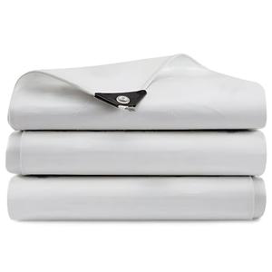 20*30ft Heavy Duty 20 Mil Tarp Cover White Poly Tarpaulin Tarpaulin with Grommets and Reinforced Edges Waterproof, UV Resistant, Rip and Tear Proof Tarp Cover