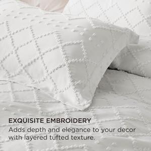 Bedsure Queen Pillow Cases Set of 2 - White Polyester Microfiber Pillowcase 2 Pack, Super Soft and Cozy Pillowcase, Pillow Case Covers with Envelop Closure, 30x30 Inches