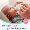 NUK Simply Natural Baby Bottle Nipples - Medium Flow Silicone Extra Soft Anti-Colic Air System BPA-Free Pack of 2
