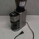 Aromaster Burr Coffee Grinder with 48 Gind Settings, Conical Coffee Bean Grinder for Home Use,Stainless Steel,40 Seconds Adjustable Timer,Anti-static,Easy to Clean with Brush (Lunar Silver)