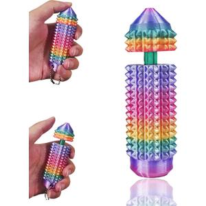 2 x Little Ouchies Fidget Toys - Long-Lasting Spinning Pain Stim Toy for Anxiety & Stress Relief, Fidget Toys for Adults Teens, Pain Relief Fidget Tool,1PCS Colorful