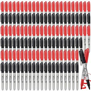 180 pack Permanent markers Black, Red