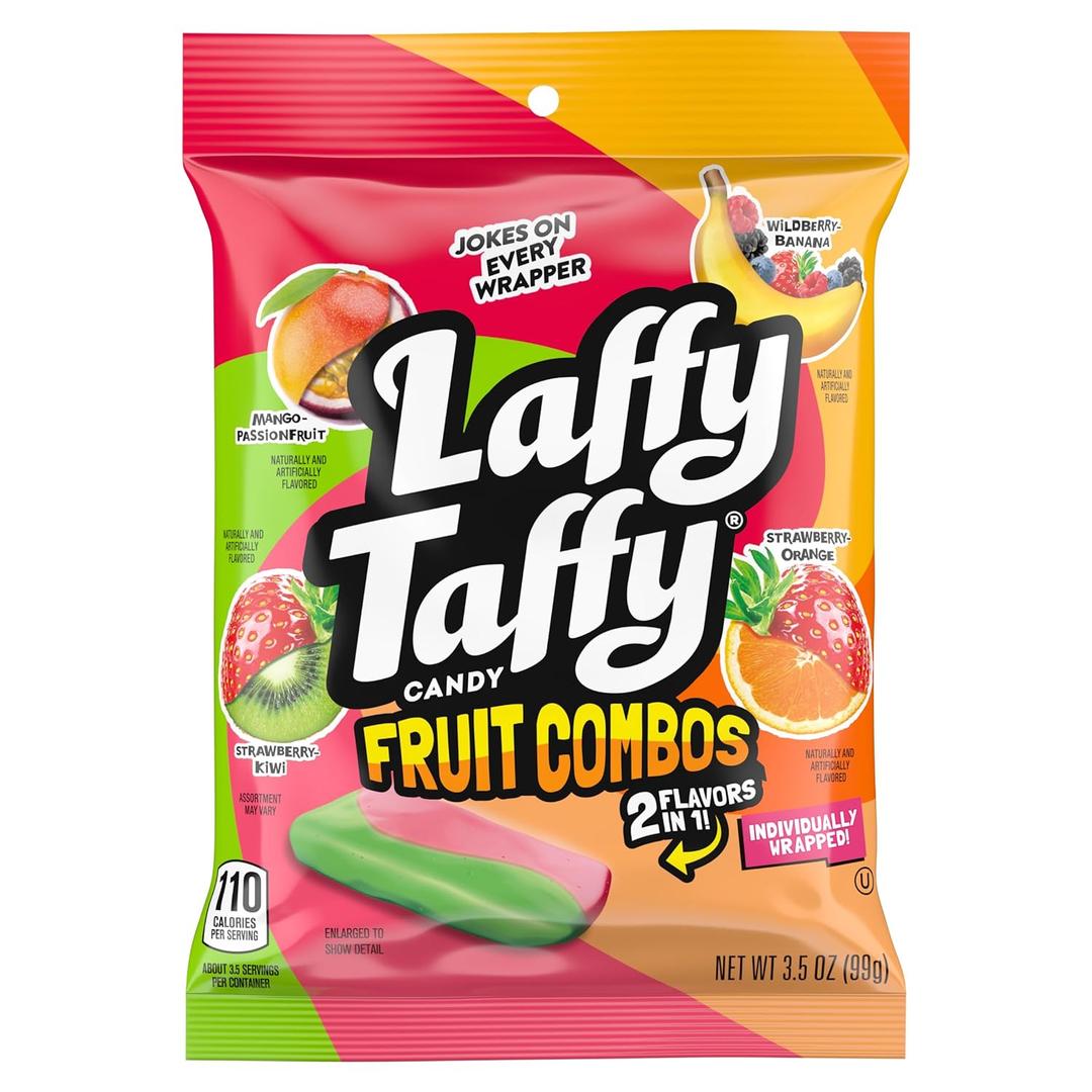 Laffy Taffy Fruit Combos, 3.5 Ounce (EXP 08/22/26)