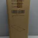 QILLOWAY Indoor/ Outdoor Bench Cushion, Thick Upholstery Foam Couch Swing Pads with Ties, 48-Inches, Dark Green