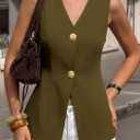 PRETTYGARDEN Womens Summer Sleeveless Suit Vest Tops 2026 Dressy Button Down Business Casual Blazer Waistcoat Spring Clothes, XL
