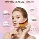 Lymphatic Contour Face Brush(2-PCS),Super Soft Manual Lymphatic Drainage Massager for Sculpting, Relieve Fatigue & Reduce Puffiness, with Portable Case Suitable for Facial Cleansing and Massage