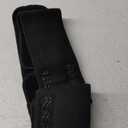 Sacroiliac Hip Belt for Women and Men That Alleviates Sciatic, Pelvic, Lower Back, Leg and Sacral Nerve Pain Caused by Si Joint Dysfunction| Trochanter Brace (Regular, Black)