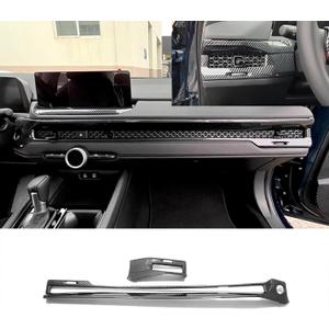 Car Accessories Fit for Honda Accord Sport 2023 2024 Not Fit Hybrid Touring Inner Dashboard Center Console AC Air Vent Outlet Cover Trim (Carbon Fiber Style) ABS 2 PCS