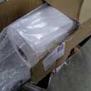 White Crawl Space Vapor Barrier, 12mil 10x100' Plastic Sheeting | Thick Plastic Sheeting, Heavy Duty Polyethylene Film, Drop Cloth Covering for Crawlspace, Basement