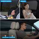 XCBYT Car Window Shade for 2019-2024 Toyota RAV4 Window Covers Side Window Sun Shade Car Window Shade for Baby with Breathable Mesh Insulate Heat and UV for Sleep Camping Breastfeeding