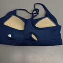 RUNNING GIRL Sports Bra for Women,Y Back Molded Cup Medium Impact Sports Bras with Sewn in Pads XL 