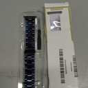 Light Compatible with Apple Watch 38mm 40mm 41mm 42mm 44mm 45mm 46mm 49mm, Fashion Resin iWatch Women Men Bracelet with Stainless Steel Clasp for Apple Watch Series 10 SE 9 8 7 6 5 4 3 2 1, Ultra 2 1
, Blue