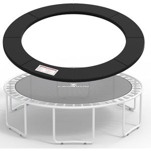 LANGXUN Universal Trampoline Repalcement Safety Pad, 10ft Waterproof Surround Spring Foam Cover for Round Frame