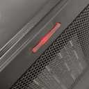 Space Heater for Indoor Use, 1500W PTC Ceramic Heater with Thermostat, Small Space Heater 2S Rapid Heating, 3 Modes, Electric Portable Heater with Safety Protection for Bedroom, Quiet Office (BLACK)