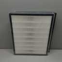 Classic 200/300 Series Particle HEPA Filter Replacement Compatible with Blueair Classic 200/300 Series Air Cleaner Purifier Models 201, 203, 205, 215B, 250E, 270E, 303, 2 Pack