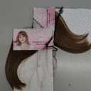 REECHO Clip in Hair Volumizer, Short Thick Clip in Hairpieces Adding Extra Hair Volume Extensions for Women with Thin Fine (Ginger Brown, 8 Inch(Pack of 4))