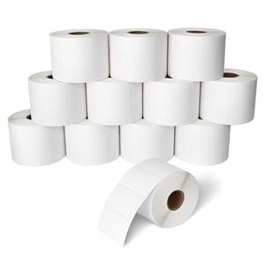 ESSENTIAL 2.25"x 1.25" (57mm ×32mm) Direct Thermal Barcode Labels, Shipping Labels, Compatible with Zebra & Rollo Label Printer, 1000 Label of Roll (12 Rolls, 12000 Tags)