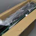 Heated Cat House for Outside Winter, Extra Large Size Insulated Weatherproof Outdoor Elevated Cat House, Cat Shelter with Heating Pad & Escape Door for Feral Stray Barn Cats Kitty (36.4"x17.3"x23.6") (Pine Green)