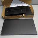 TAVR Dual Monitor Stand Riser Office Desktop Organizer Stand for 2 Monitors, Adjustable Length and Angle 3 Shelf, Extra Long Multifunctional Stand up to 43.3" fit Computer, Laptop, TV, Black