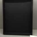 Premium Solid Wood Display Case, 22" x 28", Plexiglass Front, Linen Background, Black Finish