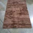 YOBATH Fluffy 5x8 Shag Area Rugs for Bedroom Living Room, Soft Fuzzy Shaggy Carpet Rugs for Girls Boys Kids Indoor Floor Nursery Home Decor, Brown