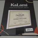 Kalami 11x14 Acrylic Wall Mount Picture Frame Self Adhesive, No Drill Holes Floating Frameless Clear Photo Frame for Diploma Certificate Degree Document Display Gallery Wall-Full Frame is 12x15