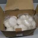 flamecan 24 Pack Floating Candles, 3 White Unscented Dripless Wax Burning Candles, for Cylinder Vases, Weddings, Party and Holiday