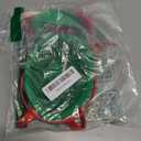 Bubbmi Lady Flower Fascinators Hats with Headband and Clips (D Christmas Red&green)