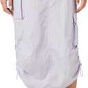 Forever 21 Women's Cargo Midi Skirt (Purple, XS)