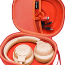 LTGEM Case Compatible with JBL Tune 510BT 520BT 500BT 570BT 660NC 710BT 720BT 770NC & Live 460NC 660NC 670NC 770NC 760NC Headphones, Orange