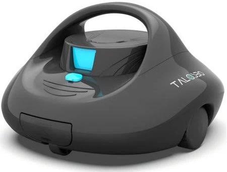 TALOSBO Pleco Se Cordless Pool Vacuum Up to 130 Mins Runtime, Robotic Pool Cleaner with 2.5H Fast Charge, Ideal for Flat Above Ground and Inground Pools up to 861 Sq. Ft., Dark Gray Blue