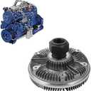 Dasbecan Engine Cooling Fan Clutch Compatible with International DT466E Diesel Engine Replace# 7203102 9902013 7C4Z8A616BA