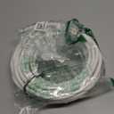 30ft RG6 Coaxial Cable White, 75 Ohm Coax Cable with F Connector & F81 Double Female Coupler, Low Loss High-Speed TV Antenna Extension Cord for HD TV, Satellite & Dish