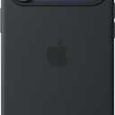 Apple iPhone 17 Pro Max Silicone Case with MagSafe and Camera Control: Lightweight Phone Case, Wireless Charging Compatible, Smooth Matte Finish; Black