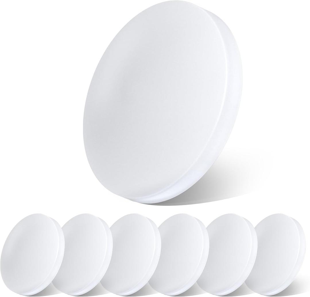 acegoo 12V LED Ceiling Dome Light, RV Interior Puck Light, 12 Volt Overhead Panel Light for Motorhome Travel Trailer Camper Van Boat, CRI 90+ Surface Mount DC 12V 6-Pack (5000K Cool White)