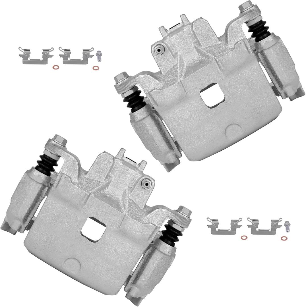 Cciyu 19B7102 19B7103 Front Left & Right Brake Calipers With Bracket For Nissan For Altima 2013-2019,For Nissan For LEAF 2014-2017