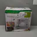 Mini Sewing Machine for Beginners, Portable Electric Sewing Machine with Dual Speed, 12 Built-in Stitches, Foot Pedal, and Accessories Kit for Home DIY Projects & Gift, Blue